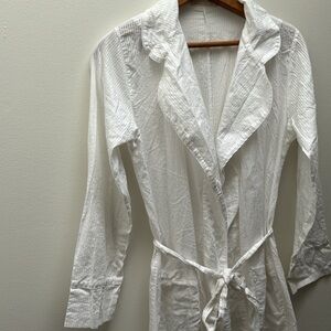Touché Lingerie White Robe